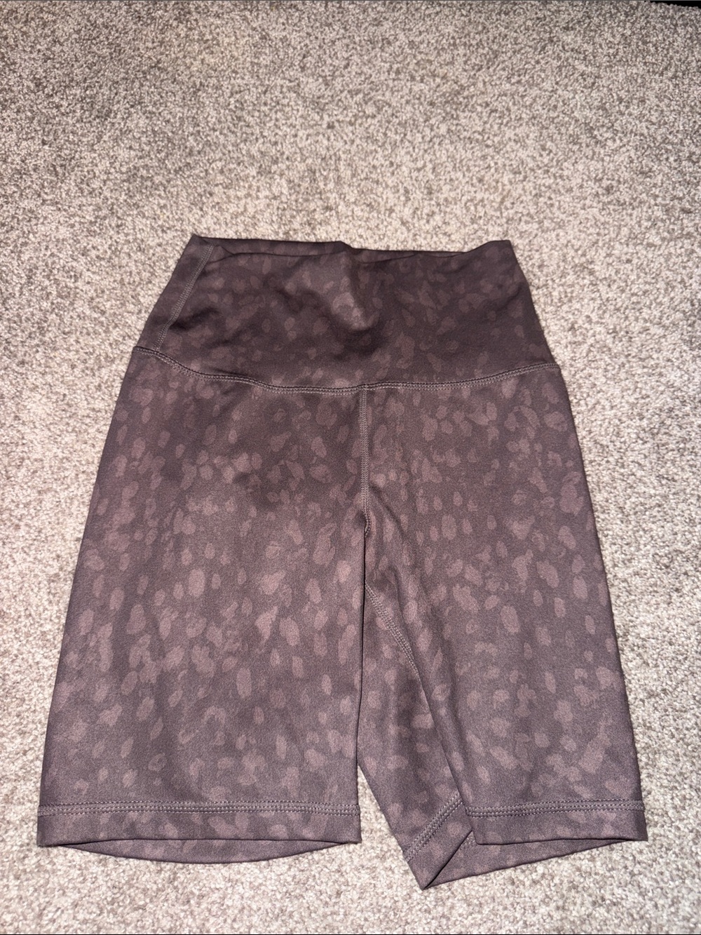 Yogalicious Lux High-Waist Leopard Print Leggings in Mauve